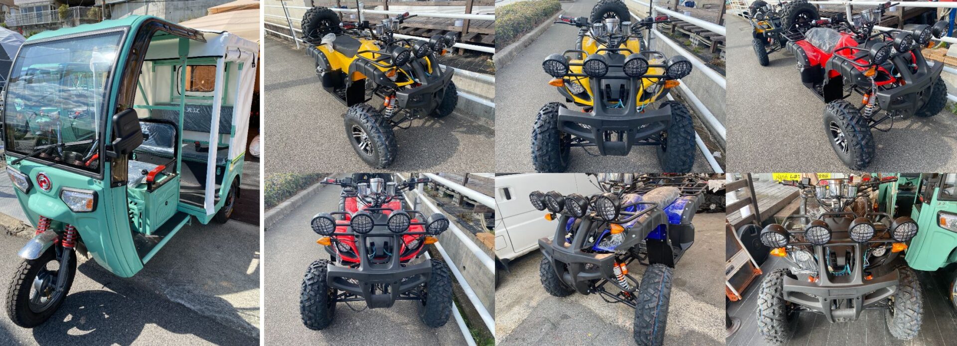 バギーとトゥクトゥク